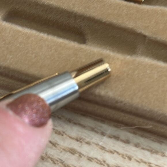 Vtg Parker Classic Ballpoint Pen & Pencil Set Stainless Steel Gold Tone Arrow - Picture 16 of 17